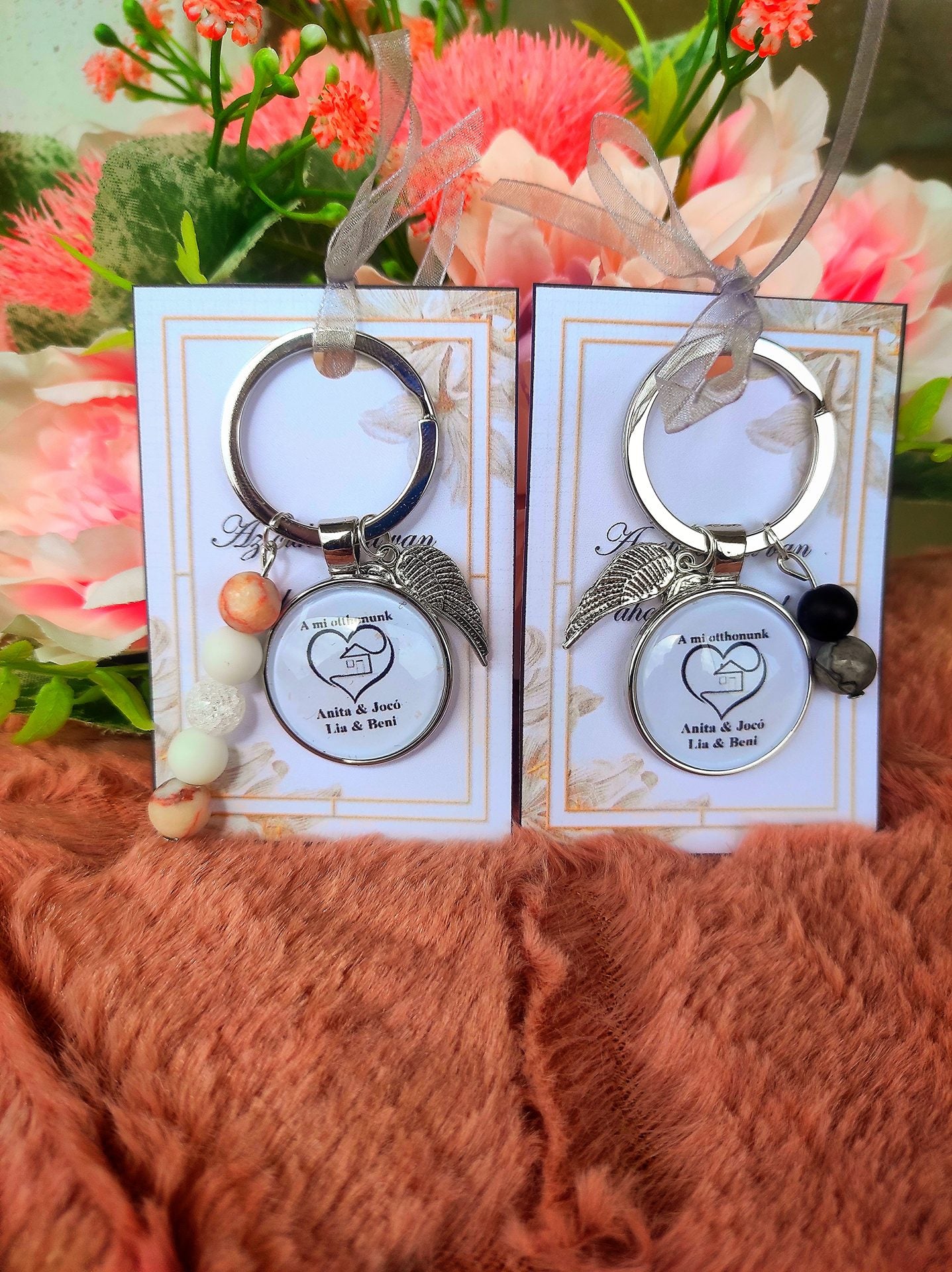 A mi otthonunk családi kulcstartó